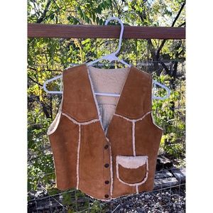 Vintage leather vest